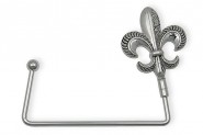 Bag Hanger - Antique Silver Fleur de Lis - BH-GB488